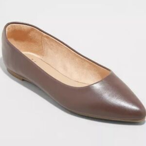NWT A New Day Women's Corinna Ballet Flats Rosewood Size 6W